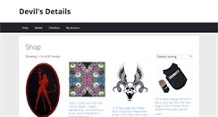 Desktop Screenshot of devilsdetails.com