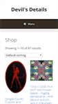 Mobile Screenshot of devilsdetails.com