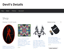 Tablet Screenshot of devilsdetails.com